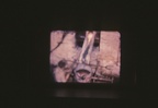 Shot of screen from projection booth, &quot;Bridge to the Future&quot;,  Alden Memorial, 1965, WPI Lens &amp; Lights Club
